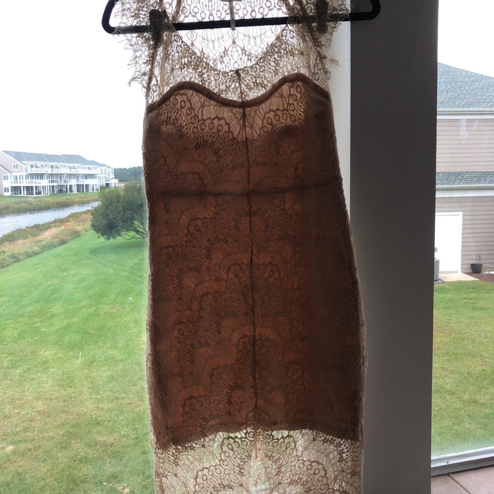 Free People Lace Body con dress